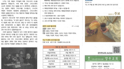 2025년 2월 2일 주보