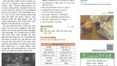 2025년 3월 16일 주보